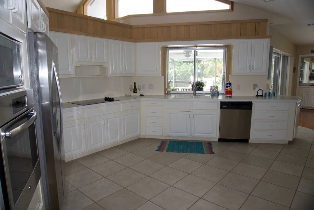 Kitchen with new appliances