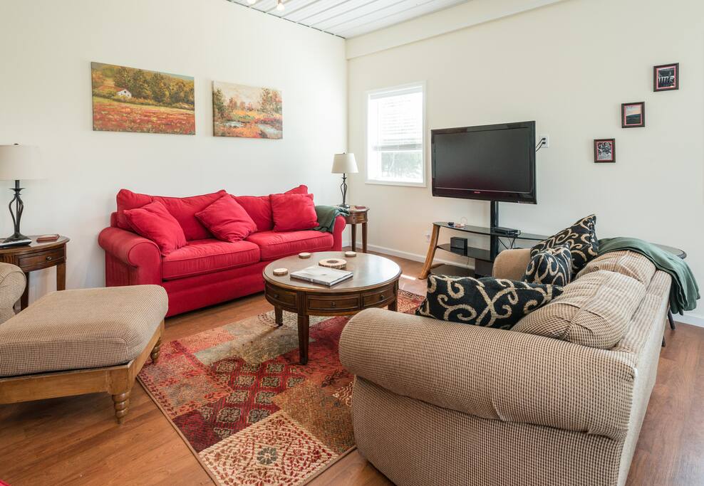 Living Room - Open Floor Plan - High Ceilings