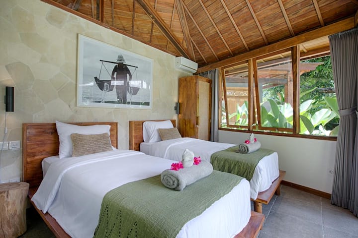 3号卧室配备单人床（可应要求安排一张双人床） 