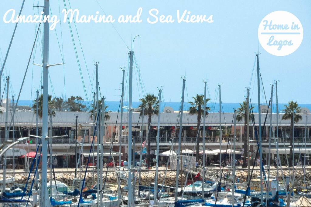 Facing the Sea through a myriad of ships.