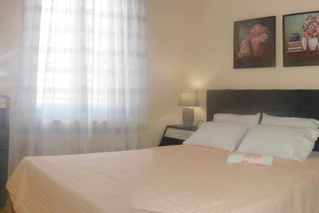 The master bedroom