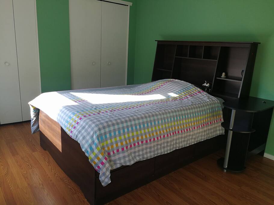 Bedroom 1 with one full size bed (54" x 75")