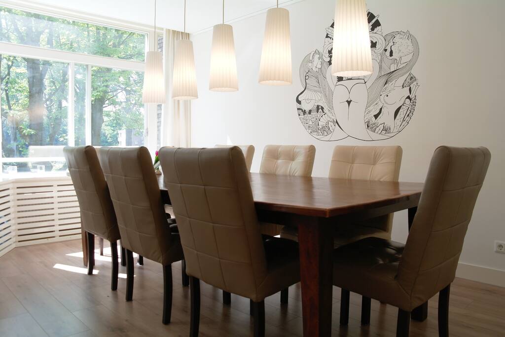 Dining table + view