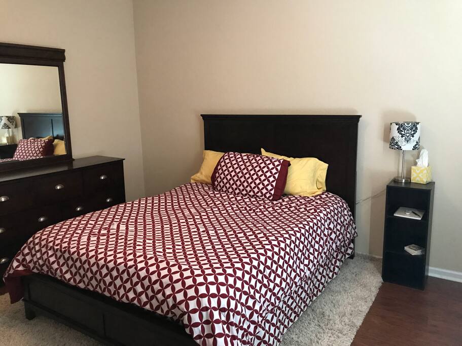 VERY! comfortable queen bed! Guests have even ordered it after their stay!