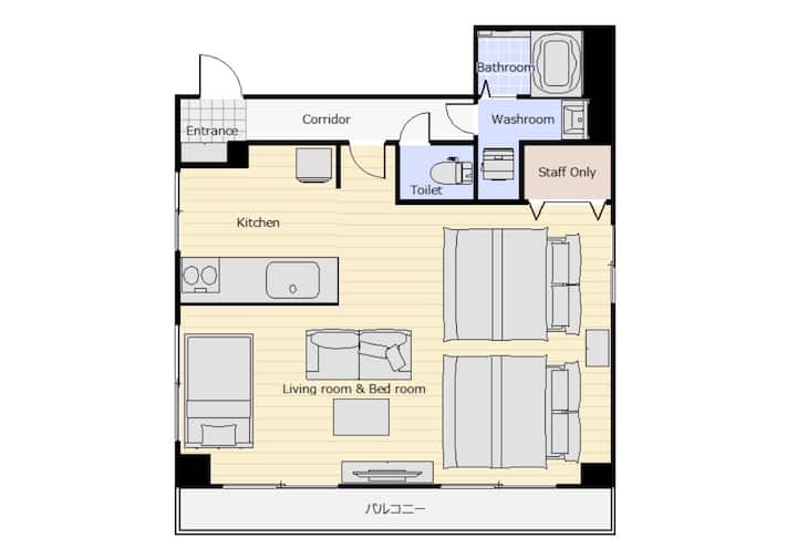 Rooms With Good Access To Sightseeing In Hiroshima - Hiroshima, Japan