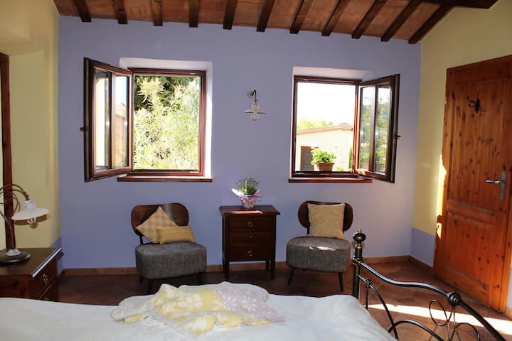 Sala de estar en el dormitorio