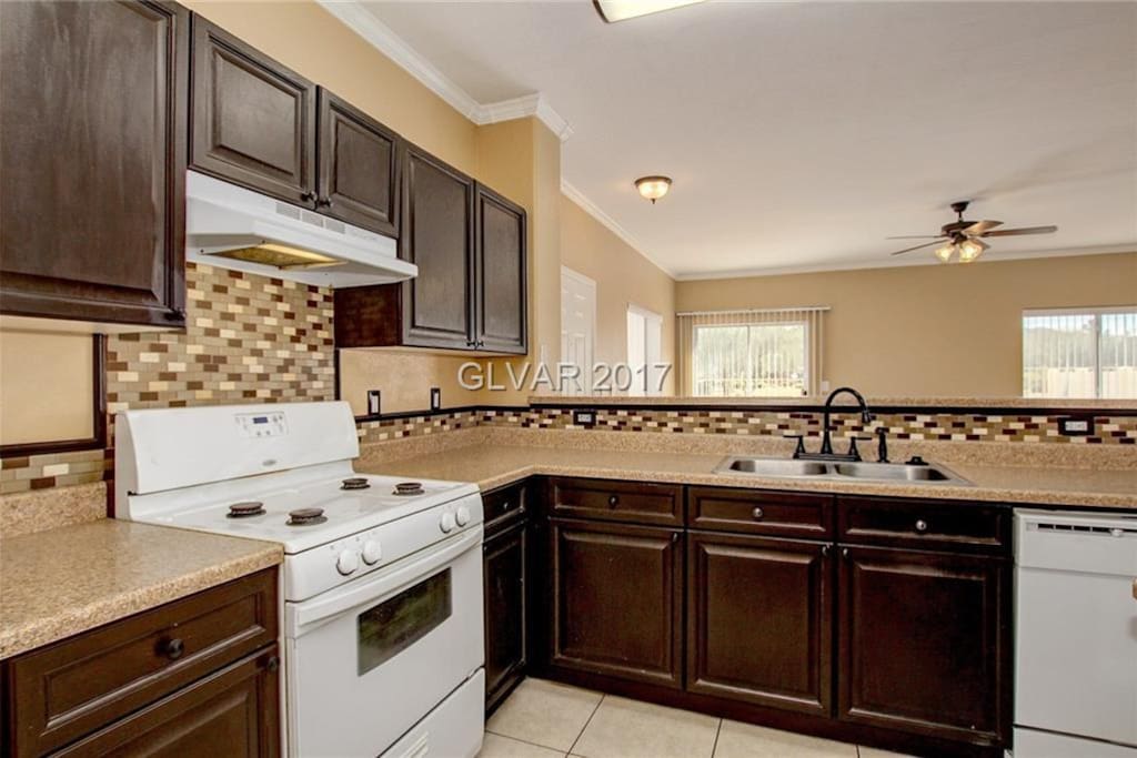 Kitchen with basic appliances