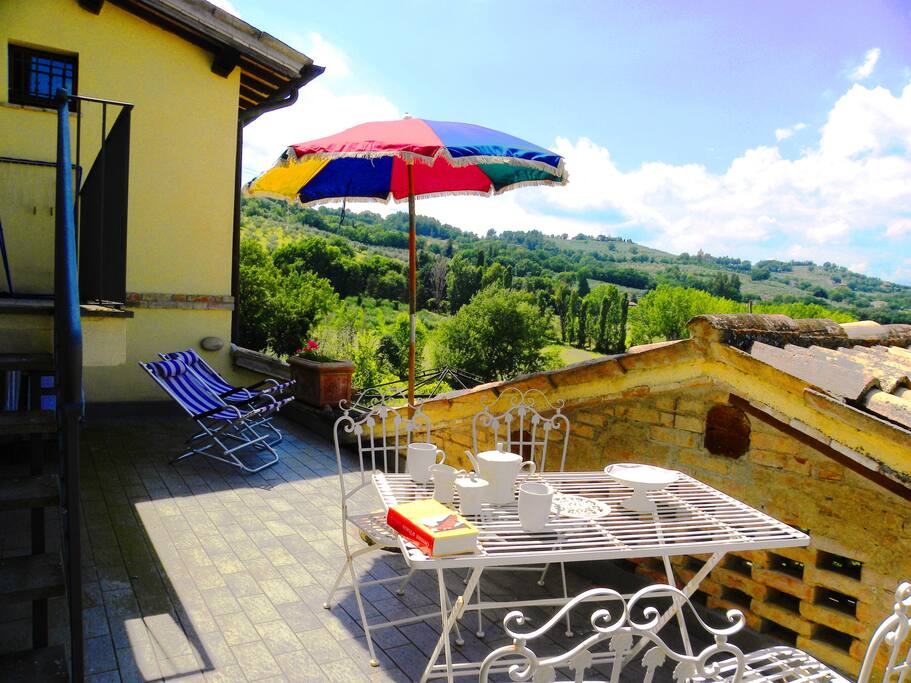 Balcone e terrazza primo piano