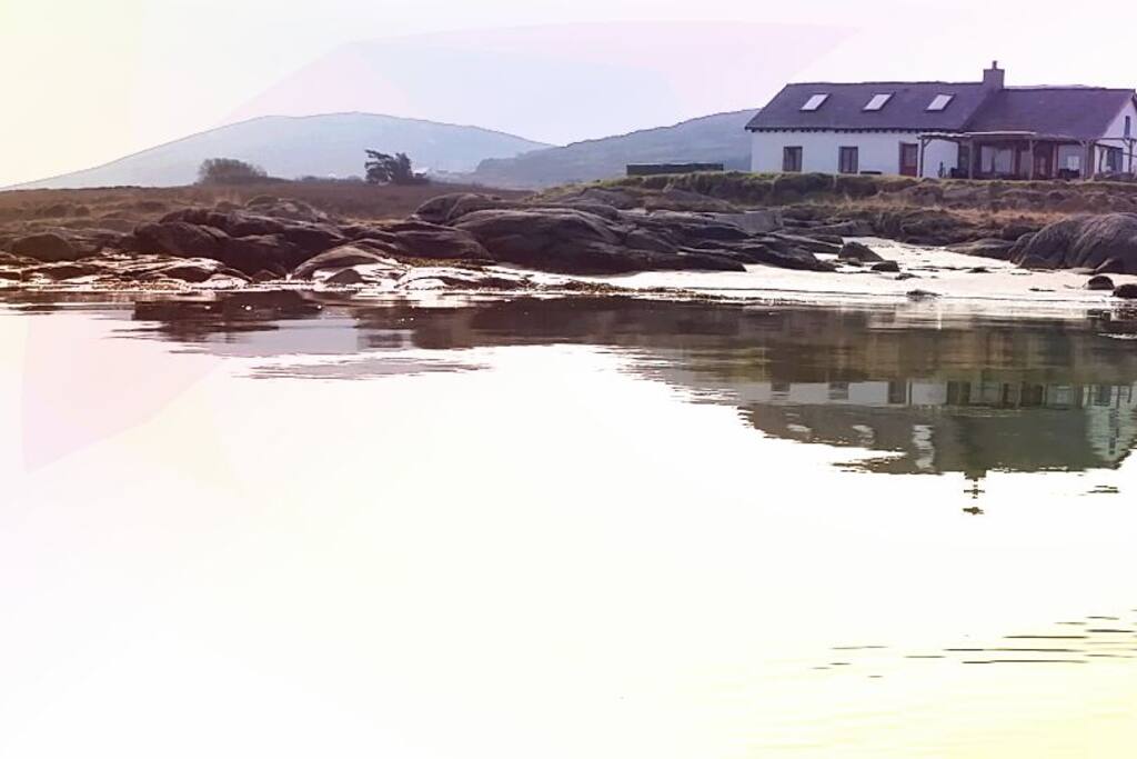 A view from my boat looking towards cottage.