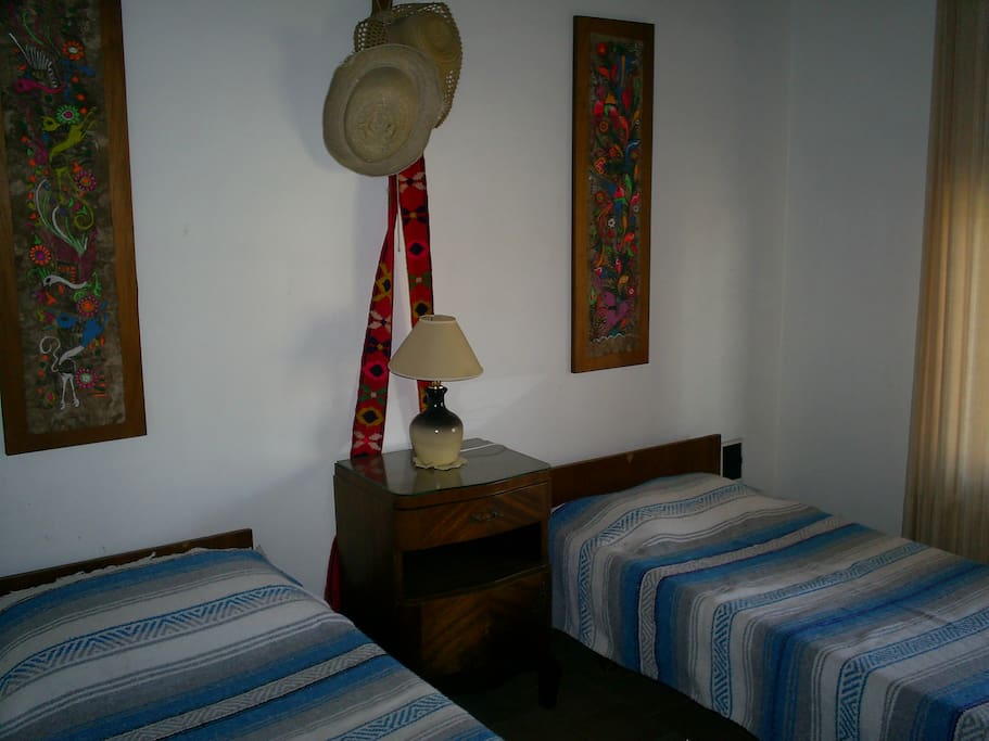 Dormitorio 2 camas simples