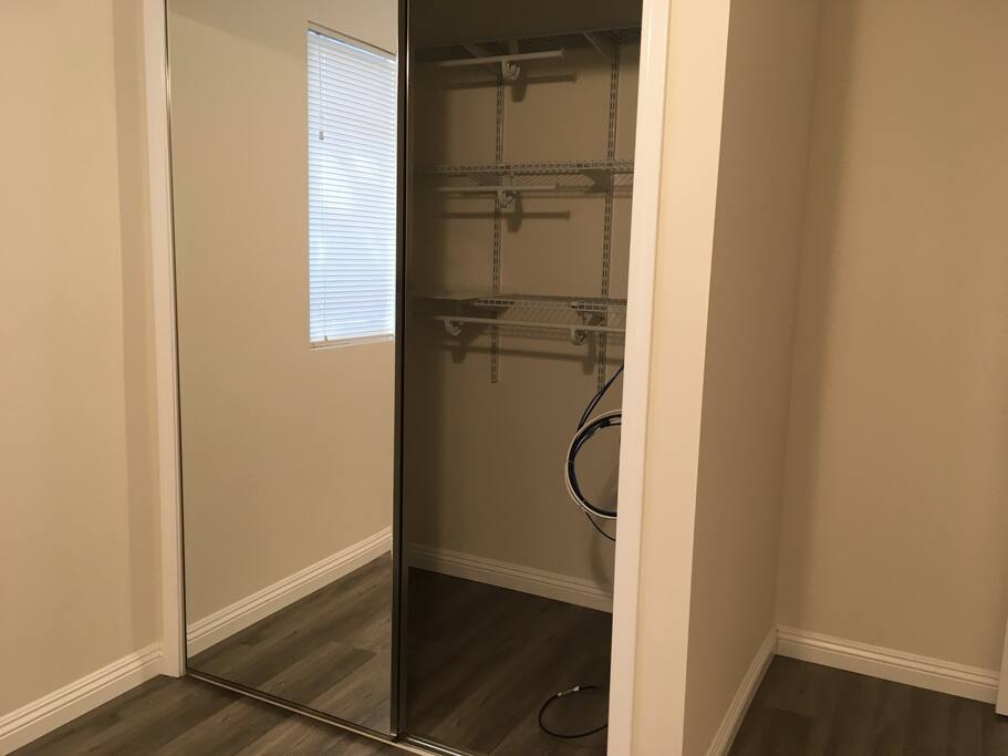 Spacious closet