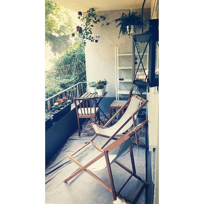 unser Balkon