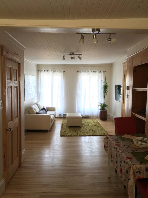 Open concept living space.