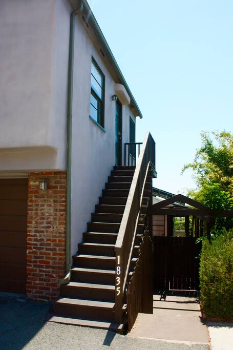 Entryway to cottage