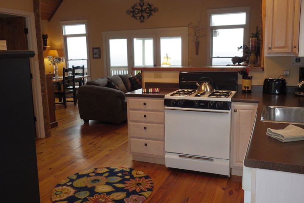 Entrance and kitchen