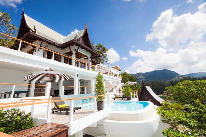 This incredible villa is completely at your disposal!