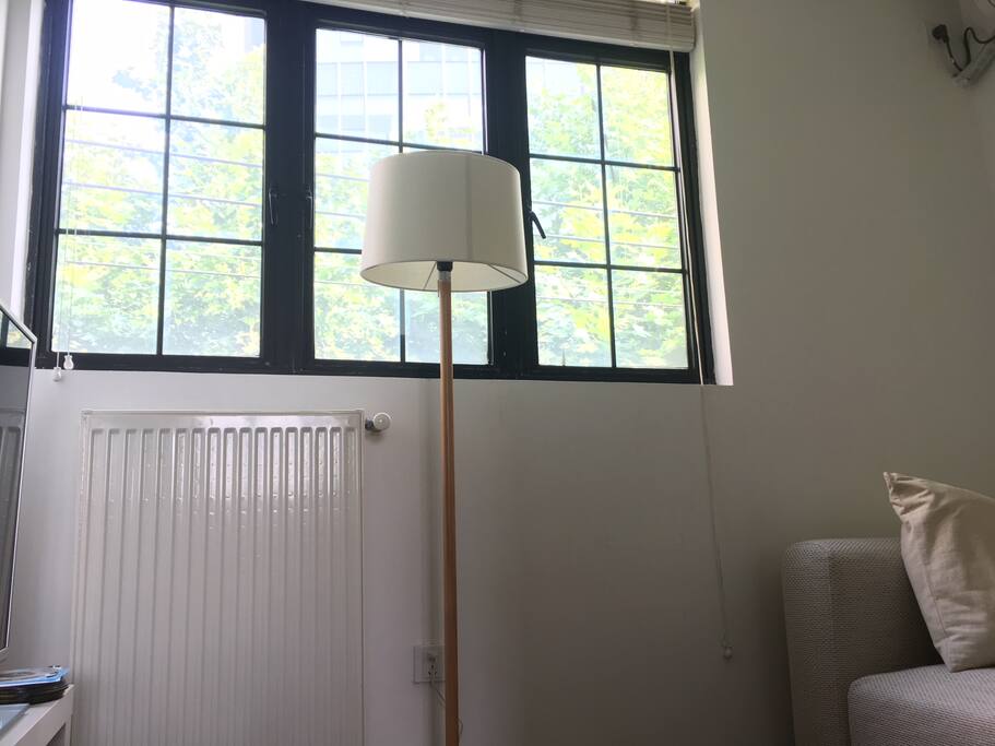 Enjoy a movie in the little sitting room...