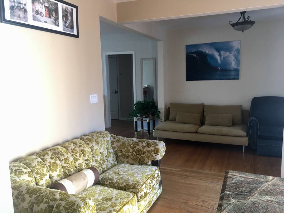 Kitchen and a part of living room