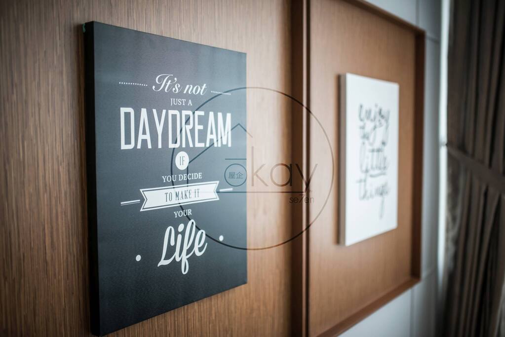 An inspiring corner in the living room