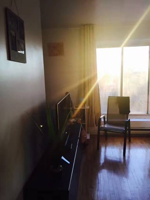 Living room with sunset 1