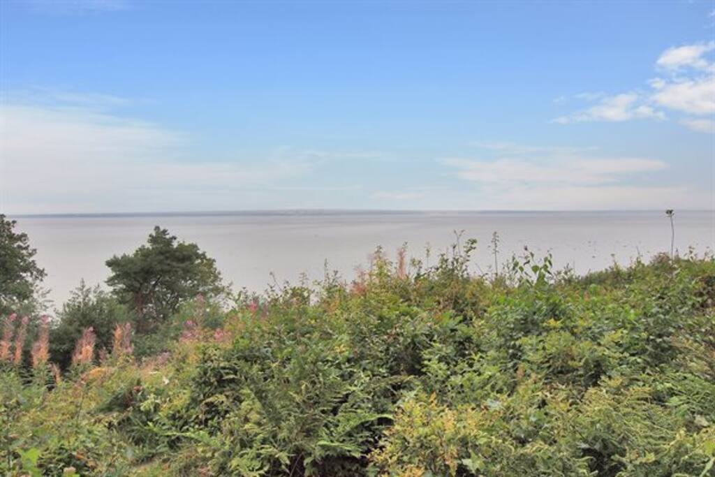 The view from the coast 200 meters from the cottage