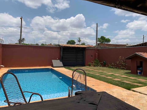 Amazing leisure area with pool and barbecue grill