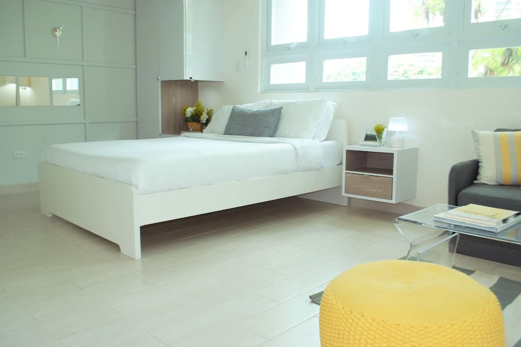 Bed and closet