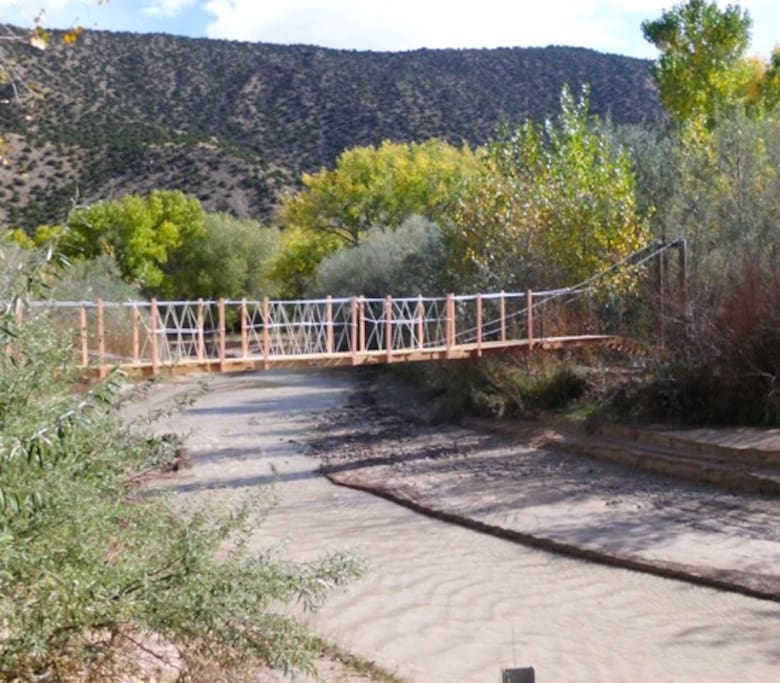 The Ojo Cabin near Ojo Caliente Spa Cabins for Rent in Espanola, New Mexico, United States