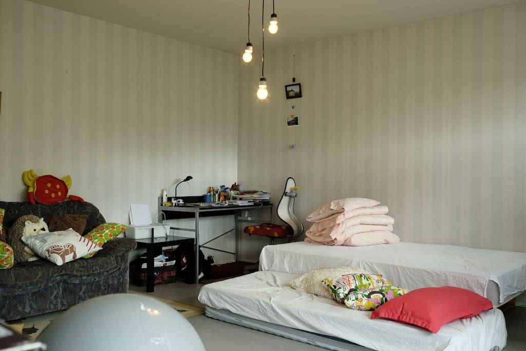 The room