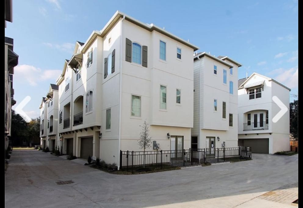 Secure, gated townhouse community