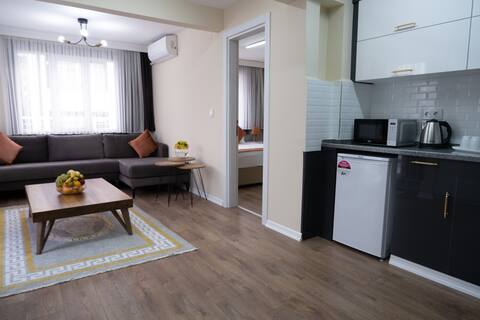 BURSA CITY CENTER 1+1 BEDROOM-TURKISH BATH-TERRACE