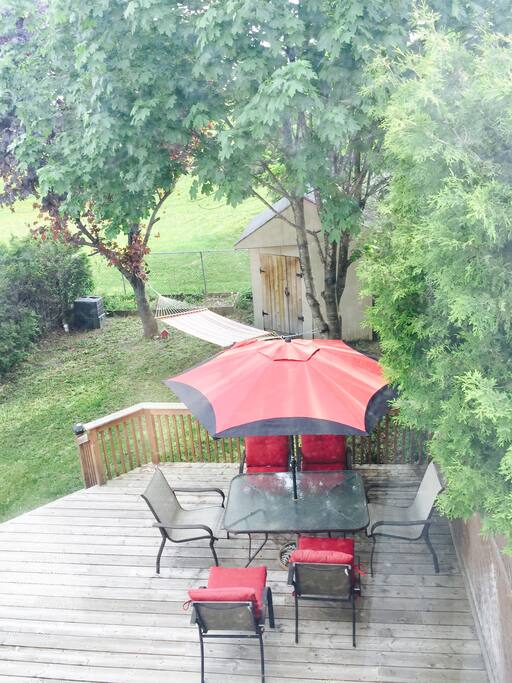 Patio & Hammock for your enjoyment