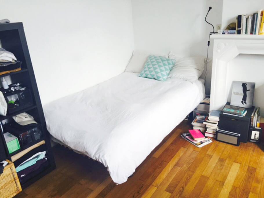 the room for rent : the bed!