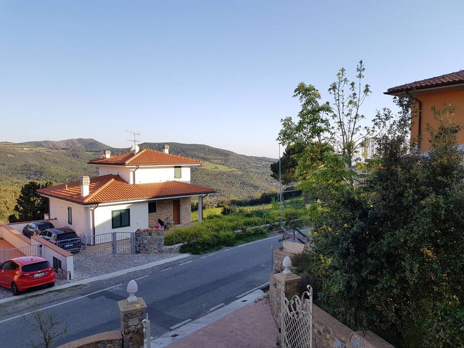la vista dalla casa