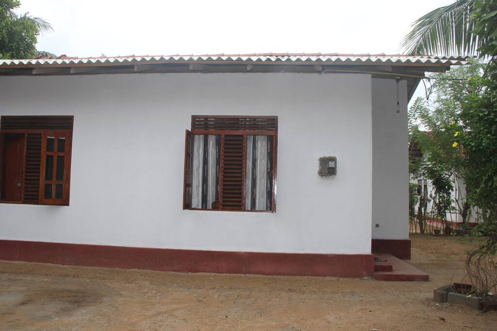 The house from one side