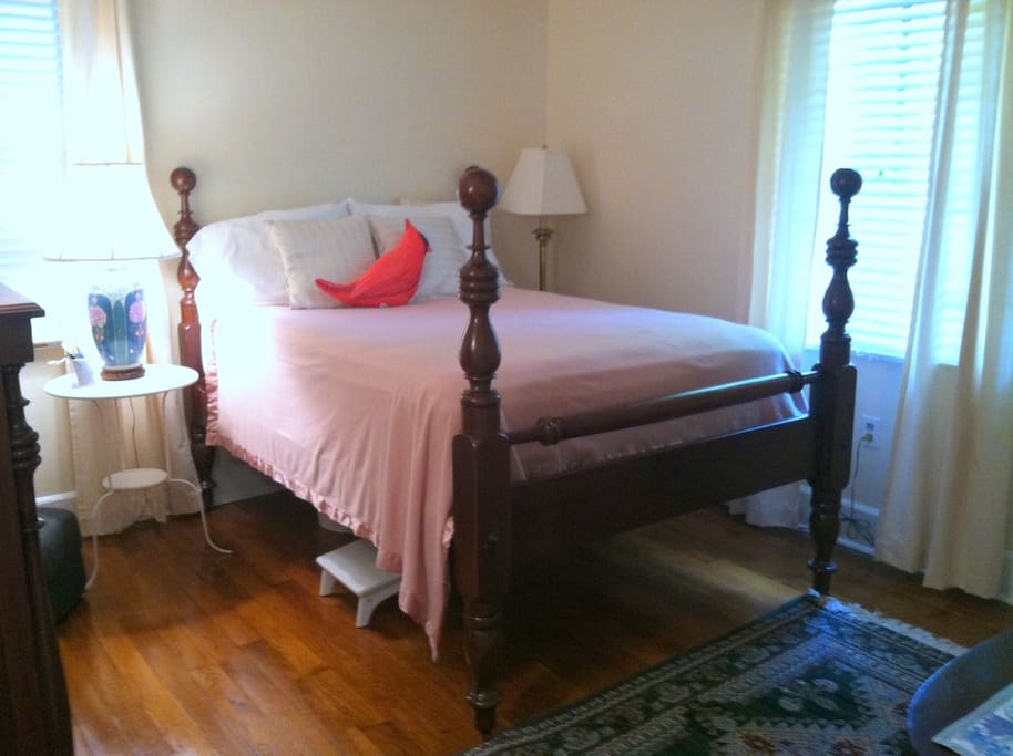 double bed...higher than usual