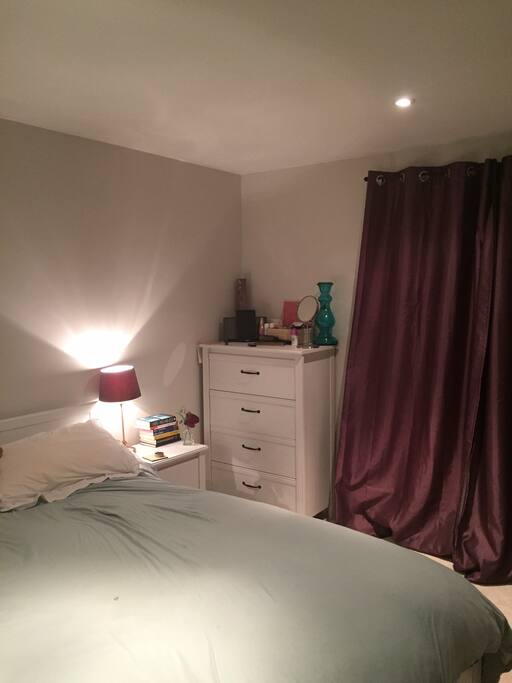 Clean and bright bedroom