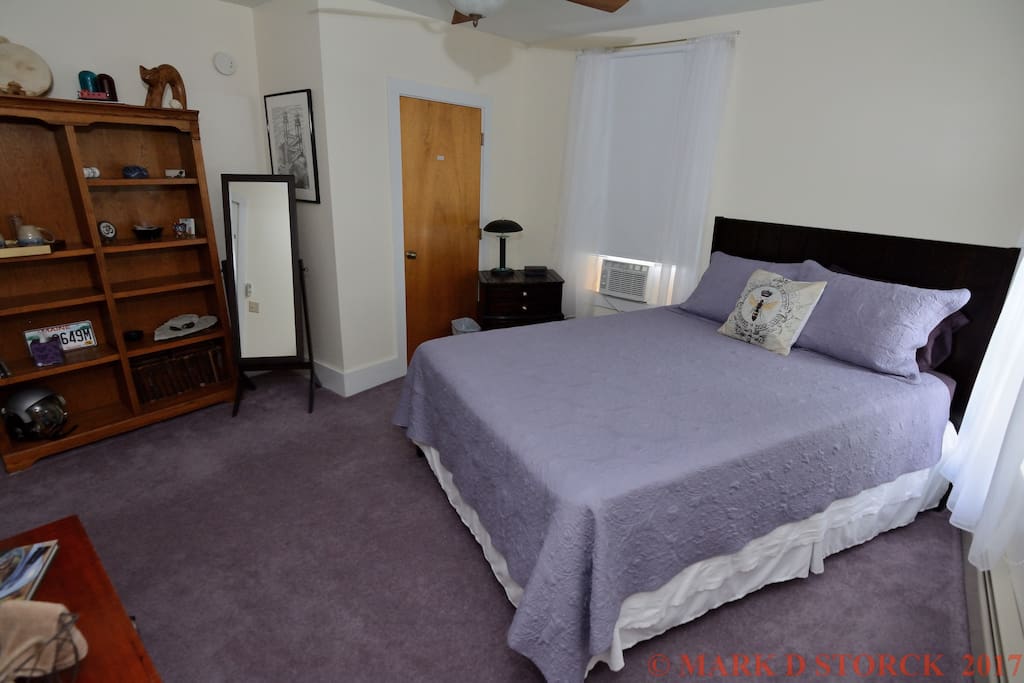 Iris Room with book shelf