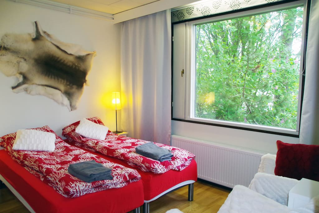 Bedroom 1. One double bed