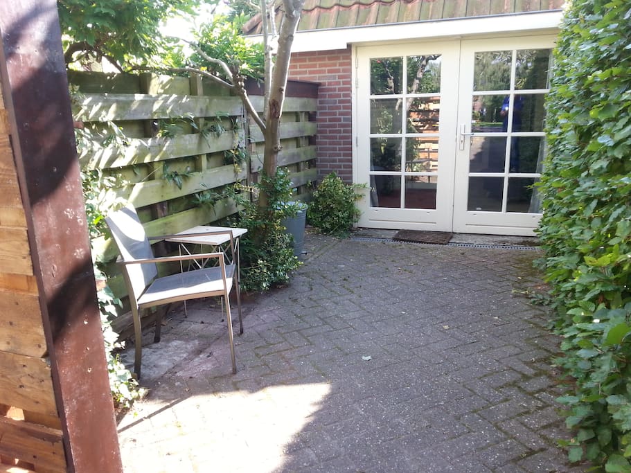 Afgeschermde patio