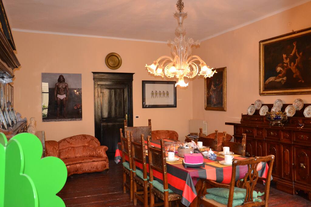 La sala da pranzo per le colazioni
