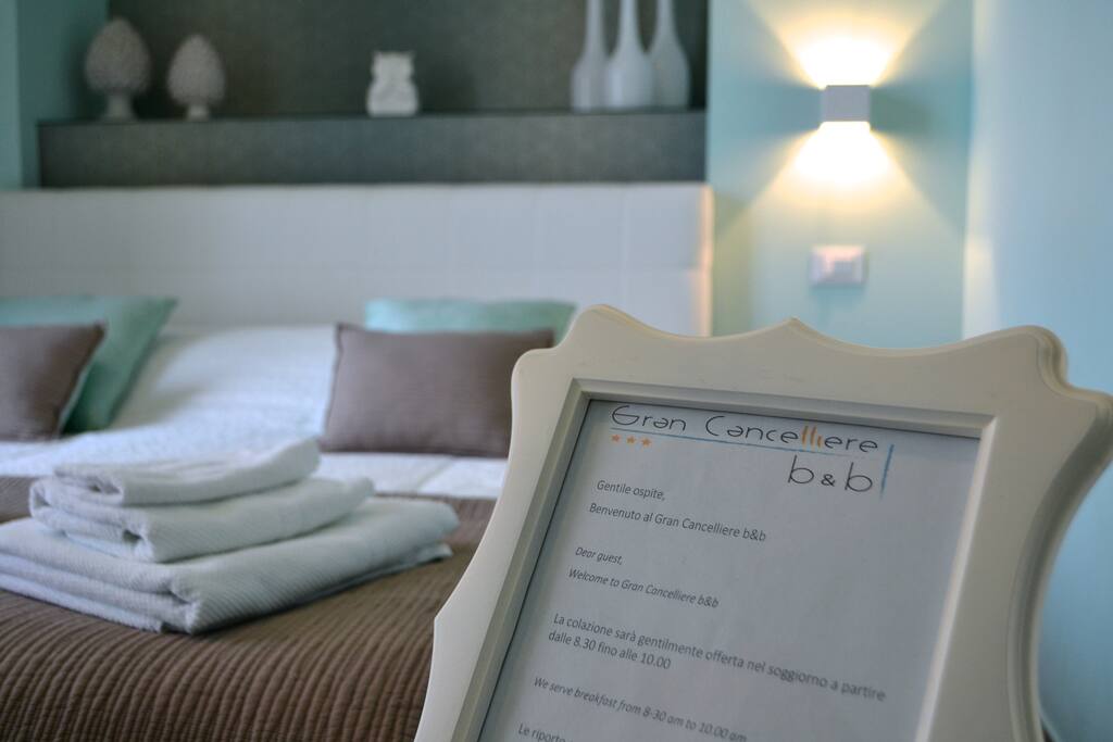 Suite Blu, camera doppia con bagno esterno