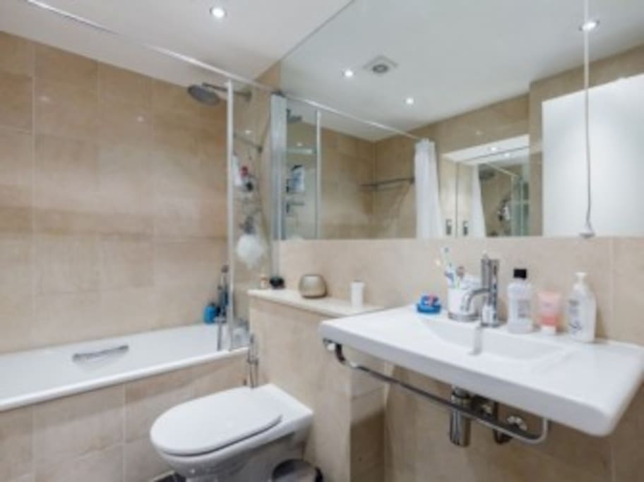 Modern bathroom, shower