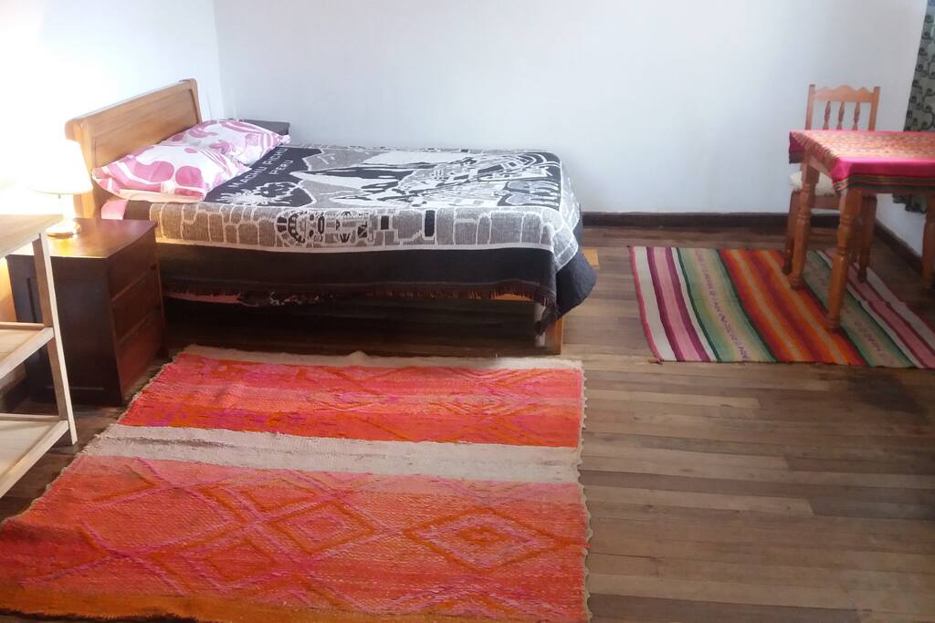 Your comfy spacious room.