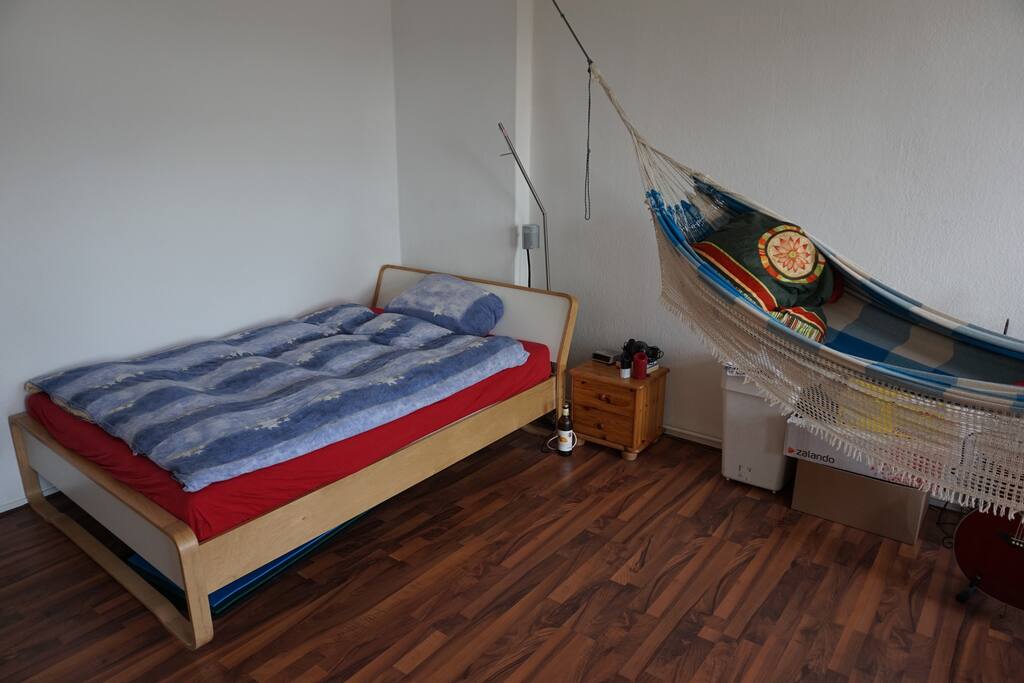 bed and hammock