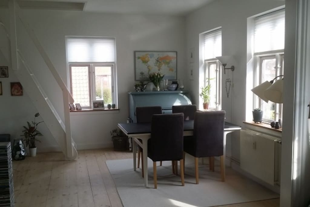 Dining area and staircase