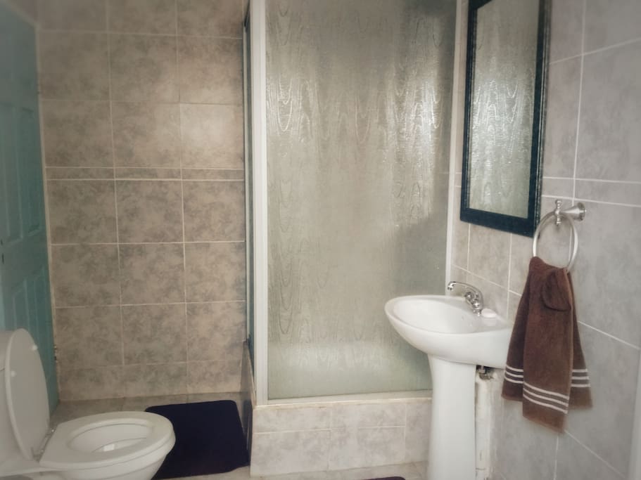 En-suite bathroom with shower