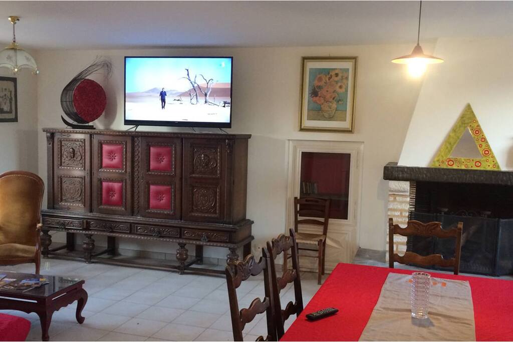 salon et télévision
