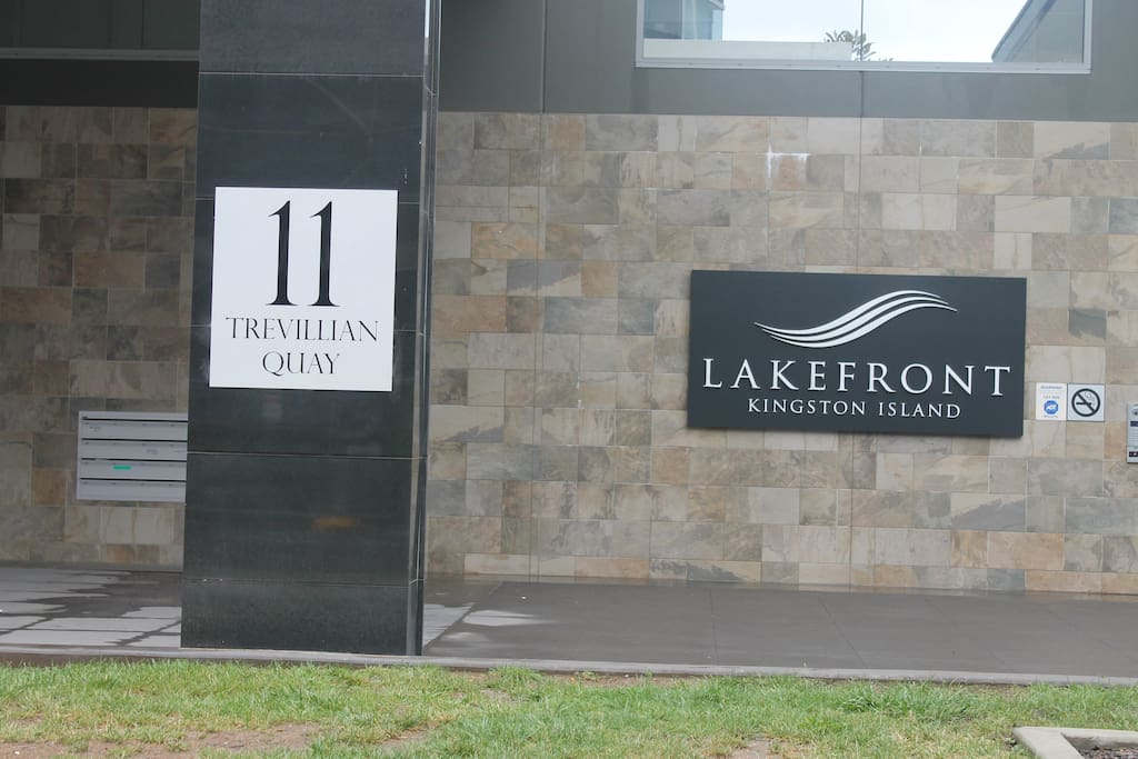 Lakefront entrance