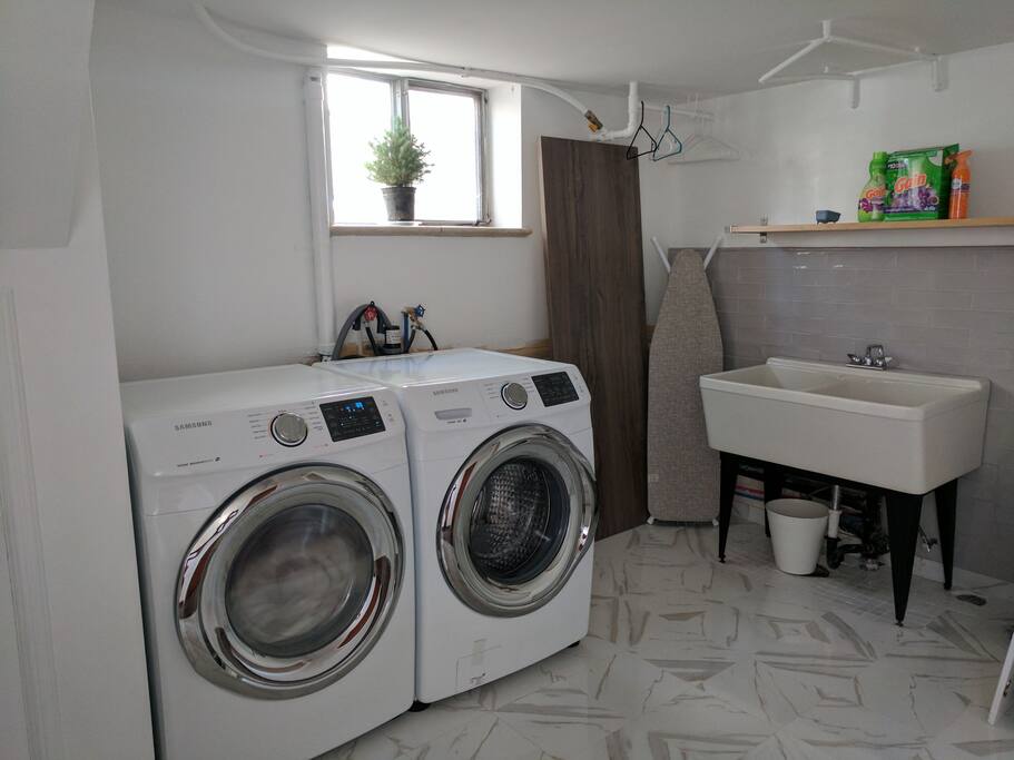 Shared laundry room